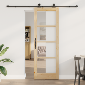 Puerta Deslizante con Juego de Herrajes