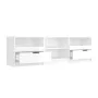 Hochglanzweißer TV-Schrank aus Sperrholz, 150 x 33,5 x 45 cm von vidaXL, TV-Möbel - Ref: Foro24-811463, Preis: 109,88 €, Raba...