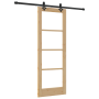 Puerta corredera  con kit de hardware "ORKDAL" Madera maciza y vidrio | Foro24.es | Tu tienda online para hogar, jardín y más Foro24.es