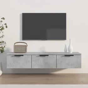 Hängeschrank aus grauem Holzwerkstoff 102x30x20cm von vidaXL, Regale und Regale - Ref: Foro24-811407, Preis: 81,26 €, Rabatt: %