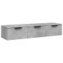 Engineered wood gray concrete wall cabinet 102x30x20cm by vidaXL, Shelves and shelves - Ref: Foro24-811407, Price: 81,26 €, D...