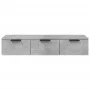 Engineered wood gray concrete wall cabinet 102x30x20cm by vidaXL, Shelves and shelves - Ref: Foro24-811407, Price: 81,26 €, D...