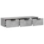 Engineered wood gray concrete wall cabinet 102x30x20cm by vidaXL, Shelves and shelves - Ref: Foro24-811407, Price: 83,01 €, D...