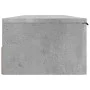 Engineered wood gray concrete wall cabinet 102x30x20cm by vidaXL, Shelves and shelves - Ref: Foro24-811407, Price: 81,26 €, D...