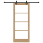 Puerta Corredera  con Kit de Hardware "ORKDAL" de Madera Sólida y Vidrio | Foro24.es | Tu tienda online para hogar, jardín y más Foro24.es