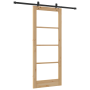Puerta Corredera  con Kit de Hardware "ORKDAL" de Madera Sólida y Vidrio | Foro24.es | Tu tienda online para hogar, jardín y más Foro24.es