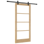 Puerta Corrediza  con Juego de Hardware 'ORKDAL'Madera Sólida y Vidrio | Foro24.es | Tu tienda online para hogar, jardín y más Foro24.es