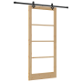 Puerta Deslizante  con Hardware 'ORKDAL'de Madera Sólida y Cristal | Foro24.es | Tu tienda online para hogar, jardín y más Foro24.es