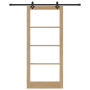 Puerta Deslizante  con Hardware 'ORKDAL'de Madera Sólida y Cristal | Foro24.es | Tu tienda online para hogar, jardín y más Foro24.es