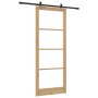 Puerta Corredera  con Juego de Herrajes 'ORKDAL'Madera Maciza y Vidrio | Foro24.es | Tu tienda online para hogar, jardín y más Foro24.es