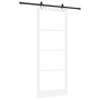 Puerta Deslizante  con Juego de Hardware 'ORKDAL'Blanca de Madera Maciza y Vidrio | Foro24.es | Tu tienda online para hogar, jardín y más Foro24.es