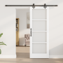 Puerta Deslizante  con Hardware 'ORKDAL'Blanca de Madera Maciza y Vidrio | Foro24.es | Tu tienda online para hogar, jardín y más Foro24.es