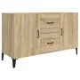 Engineered wood sideboard in Sonoma oak, 100x36x60 cm. by vidaXL, Sideboards - Ref: Foro24-812522, Price: 94,10 €, Discount: %