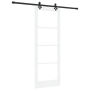 Puerta Deslizante  con Juego de Hardware 'ORKDAL'Blanca de Madera Maciza y Cristal | Foro24.es | Tu tienda online para hogar, jardín y más Foro24.es