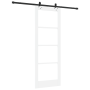 Puerta Deslizante  con Juego de Hardware 'ORKDAL'Blanca de Madera Maciza y Cristal | Foro24.es | Tu tienda online para hogar, jardín y más Foro24.es