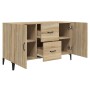 Aparador de madera de ingeniería roble Sonoma 100x36x60 cm de vidaXL, Aparadores - Ref: Foro24-812522, Precio: 96,64 €, Descu...