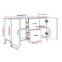 Aparador de madera de ingeniería roble Sonoma 100x36x60 cm de vidaXL, Aparadores - Ref: Foro24-812522, Precio: 96,64 €, Descu...
