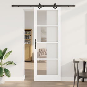 Puerta Corrediza con Juego de Hardware "ORKDAL"