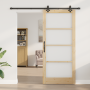 Puerta Deslizante  con Set de Hardware 'ORKDAL'Madera Sólida y Cristal | Foro24.es | Tu tienda online para hogar, jardín y más Foro24.es
