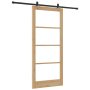 Puerta Deslizante  con Set de Hardware 'ORKDAL'Madera Sólida y Cristal | Foro24.es | Tu tienda online para hogar, jardín y más Foro24.es