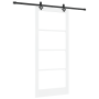 Puerta Deslizante  con Juego de Hardware 'ORKDAL'Blanca de Madera Sólida y Vidrio | Foro24.es | Tu tienda online para hogar, jardín y más Foro24.es