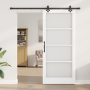 Puerta Deslizante  con Juego de Hardware 'ORKDAL'Blanca de Madera Sólida y Vidrio | Foro24.es | Tu tienda online para hogar, jardín y más Foro24.es