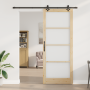 Puerta Deslizante con Juego de Hardware 'ORKDAL'de Madera Sólida y Vidrio | Foro24.es | Tu tienda online para hogar, jardín y más Foro24.es