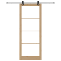 Puerta Deslizante con Juego de Hardware 'ORKDAL'de Madera Sólida y Vidrio | Foro24.es | Tu tienda online para hogar, jardín y más Foro24.es