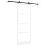Puerta Deslizante  con Juego de Hardware 'ORKDAL'Blanco Madera Maciza y Vidrio | Foro24.es | Tu tienda online para hogar, jardín y más Foro24.es
