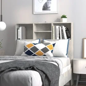 Concrete gray headboard furniture 100x19x103.5 cm by vidaXL, Headboards and footboards - Ref: Foro24-811848, Price: 44,87 €, ...