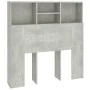 Betongraues Kopfteilmöbel 100x19x103,5 cm von vidaXL, Kopf- und Fußteile - Ref: Foro24-811848, Preis: 45,34 €, Rabatt: %