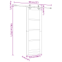 Juego de Puertas Deslizantes Juego de 2 Blanco MDF | Foro24.es | Tu tienda online para hogar, jardín y más Foro24.es