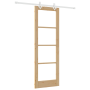 Conjunto de puerta corredera  con hardware 73.5x211 cm Madera sólida de pino | Foro24.es | Tu tienda online para hogar, jardín y más Foro24.es