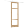 Conjunto de puerta corredera  con hardware 73.5x211 cm Madera sólida de pino | Foro24.es | Tu tienda online para hogar, jardín y más Foro24.es