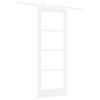 Puerta Corredera con Juego de Hardware Blanco 78x202 cm Madera Maciza de Pino | Foro24.es | Tu tienda online para hogar, jardín y más Foro24.es