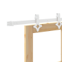 Juego de Puerta Deslizante con Hardware  78x211 cm de Madera Maciza de Pino | Foro24.es | Tu tienda online para hogar, jardín y más Foro24.es