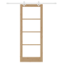 Puerta Corredera  con Juego de Herrajes 83x211 cm Madera Maciza de Pino | Foro24.es | Tu tienda online para hogar, jardín y más Foro24.es
