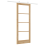 Puerta Corredera  con Juego de Herrajes 83x211 cm Madera Maciza de Pino | Foro24.es | Tu tienda online para hogar, jardín y más Foro24.es