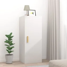 Glänzend weißer Wandschrank aus Sperrholz, 34,5 x 34 x 90 cm von vidaXL, Regale und Regale - Ref: Foro24-812435, Preis: 51,50...