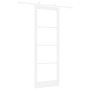 Puerta Corrediza  con Juego de Hardware Blanca 83x232 cm de Madera Sólida de Pino | Foro24.es | Tu tienda online para hogar, jardín y más Foro24.es
