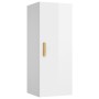 Glänzend weißer Wandschrank aus Sperrholz, 34,5 x 34 x 90 cm von vidaXL, Regale und Regale - Ref: Foro24-812435, Preis: 52,14...