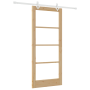 Juego de puertas deslizantes  con hardware 86x198.5 cm de madera sólida de pino | Foro24.es | Tu tienda online para hogar, jardín y más Foro24.es