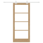 Juego de puertas deslizantes  con hardware 86x198.5 cm de madera sólida de pino | Foro24.es | Tu tienda online para hogar, jardín y más Foro24.es