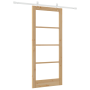 Juego de puertas deslizantes  con hardware 86x198.5 cm de madera sólida de pino | Foro24.es | Tu tienda online para hogar, jardín y más Foro24.es