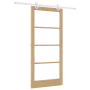 Puerta corredera  con kit de hardware 93x202 cm Madera sólida de pino | Foro24.es | Tu tienda online para hogar, jardín y más Foro24.es