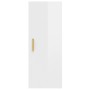 Glänzend weißer Wandschrank aus Sperrholz, 34,5 x 34 x 90 cm von vidaXL, Regale und Regale - Ref: Foro24-812435, Preis: 52,14...