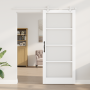 Puerta Corrediza  con Juego de Hardware Blanca 93x211 cm Madera Sólida de Pino | Foro24.es | Tu tienda online para hogar, jardín y más Foro24.es