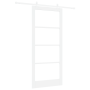 Puerta Corrediza  con Juego de Hardware Blanca 93x211 cm Madera Sólida de Pino | Foro24.es | Tu tienda online para hogar, jardín y más Foro24.es