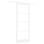 Juego de puerta corrediza  con hardware Blanco 93 x 232 cm Madera sólida de pino | Foro24.es | Tu tienda online para hogar, jardín y más Foro24.es