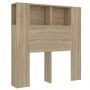 Sonoma oak headboard furniture 100x18.5x104.5 cm by vidaXL, Headboards and footboards - Ref: Foro24-811910, Price: 49,16 €, D...